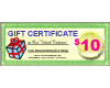 Gift Certificate $ 10.00 Gift Certificate $ 10.00